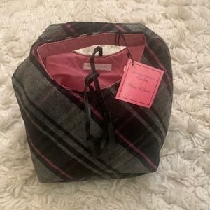 90s VS Pink Plaid Flannel Mini Purse